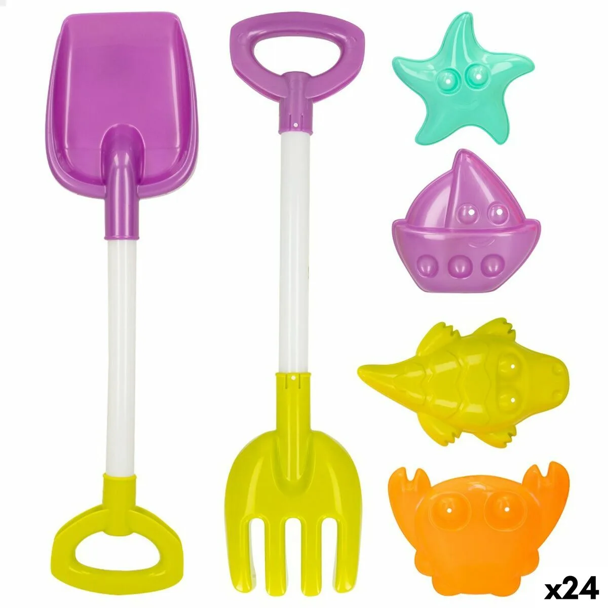 Set de jouets de plage colorbaby 39 cm 24 unites s890212317. Diaytar : là où le shopping devient une forme d'art. Curateur d'un quotidien plus beau et plus fonctionnel.