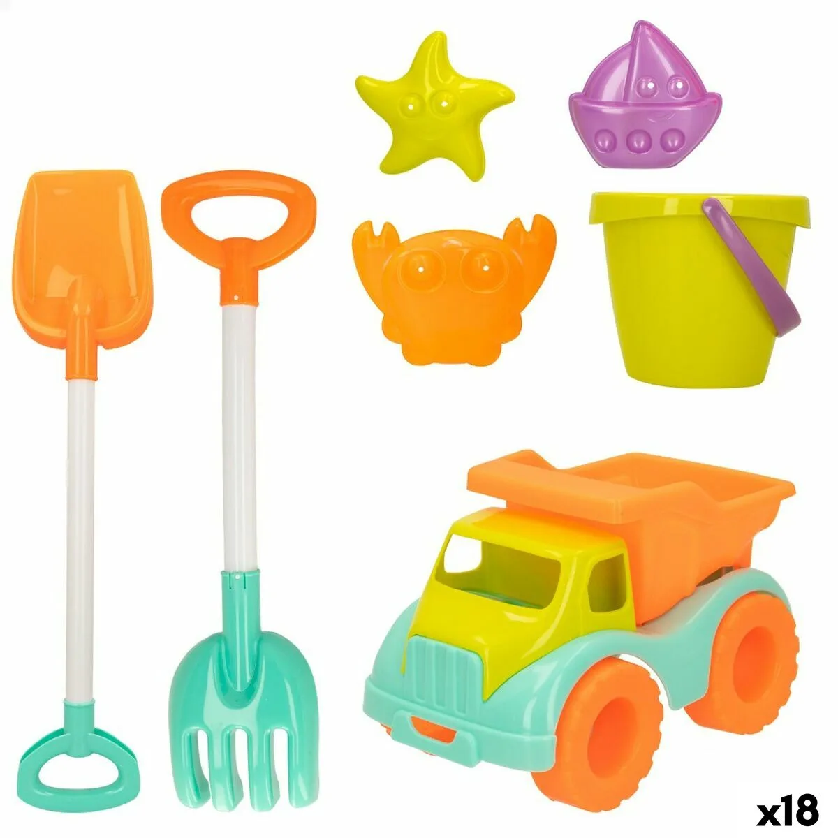 Set de jouets de plage colorbaby 7 pieces camion 18 unites s890214032. Diaytar, c'est la rencontre parfaite entre modernité et authenticité.