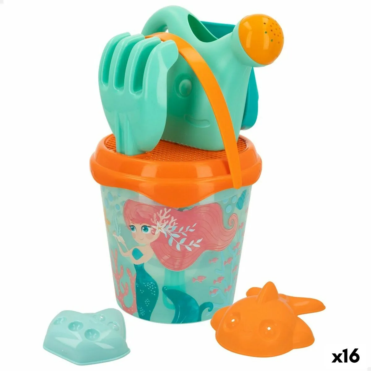 Set de jouets de plage colorbaby polypropylene 16 unites s890084734. Notre ambition pour Diaytar : devenir le réflexe numéro 1 lorsque vous pensez 'produit génial'.