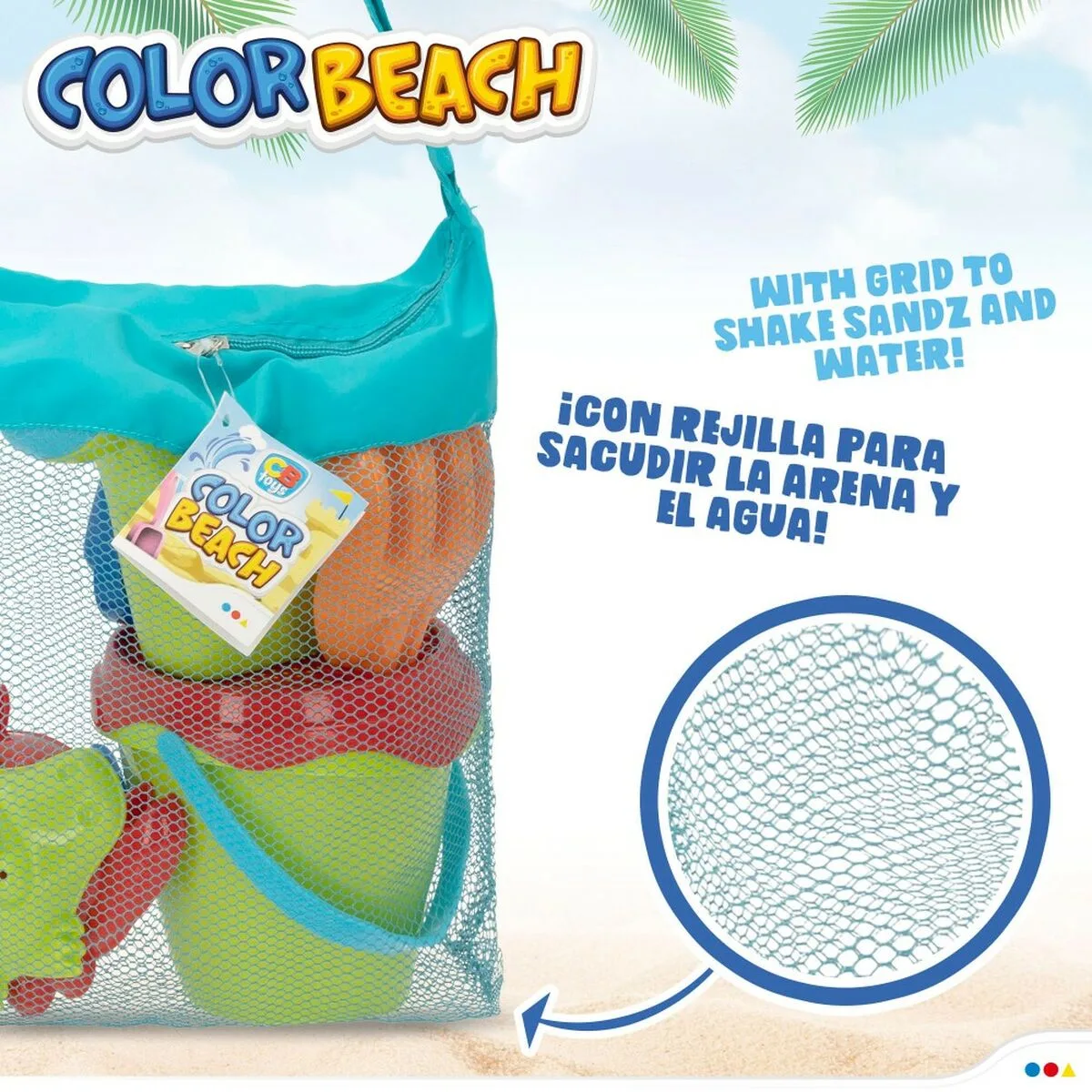 Set de jouets de plage colorbaby polypropylene 18 unites s890084017. Nous sélectionnons pour Diaytar des produits qui ont une histoire, une âme, et qui sauront trouver une place dans la vôtre.
