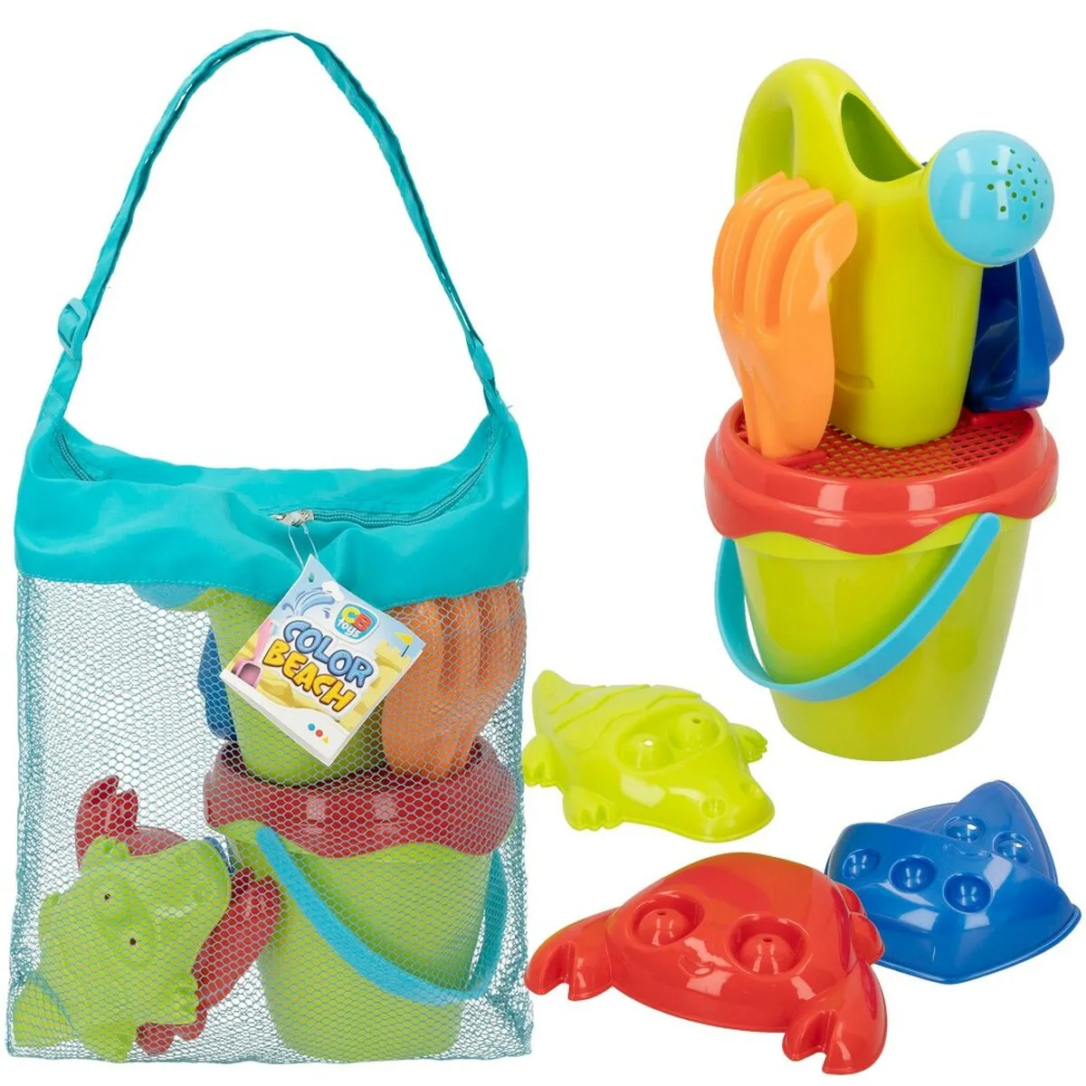 Set de jouets de plage colorbaby polypropylene 18 unites s890084019. Diaytar révolutionne votre façon de faire du shopping en ligne !