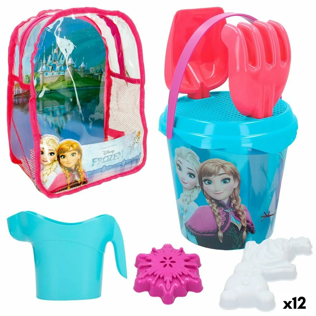 Set de jouets de plage frozen 18 x 16 x 18 cm 12 unites s890518110. Bienvenue sur Diaytar, l'endroit où les produits ne sont pas juste achetés, mais sont adoptés pour la vie.
