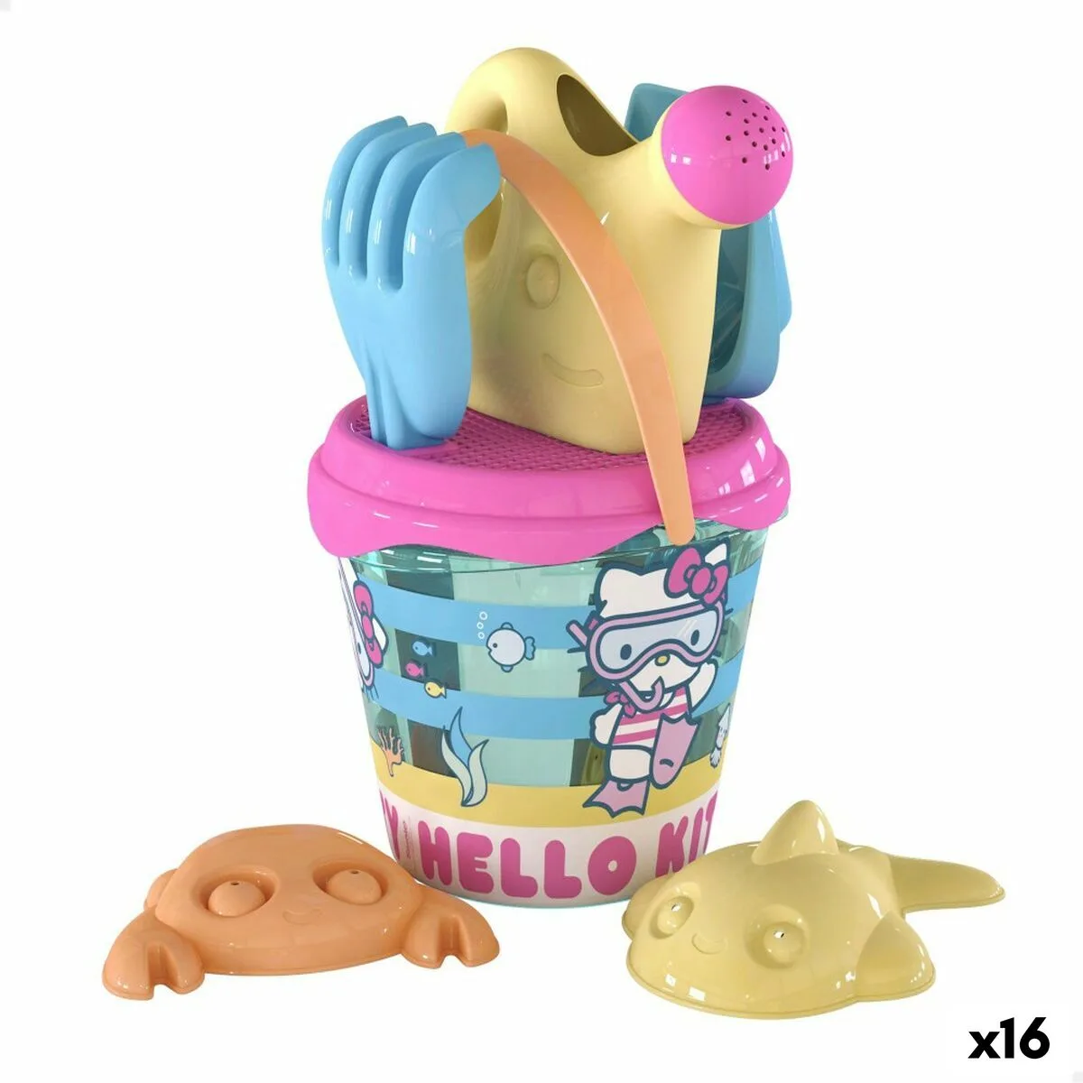 Set de jouets de plage hello kitty o 18 cm 16 unites s890216991. Diaytar a foi en une idée simple : les meilleurs produits, qu'ils soient électroniques ou généraux, embellissent le quotidien