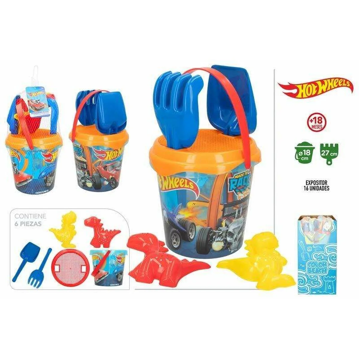 Set de jouets de plage hot wheels o 18 cm s243474264. Chez Diaytar, nous fusionnons l'utile à l'agréable avec une gamme complète de produits soigneusement choisis pour leur design et leur fonctionnalité