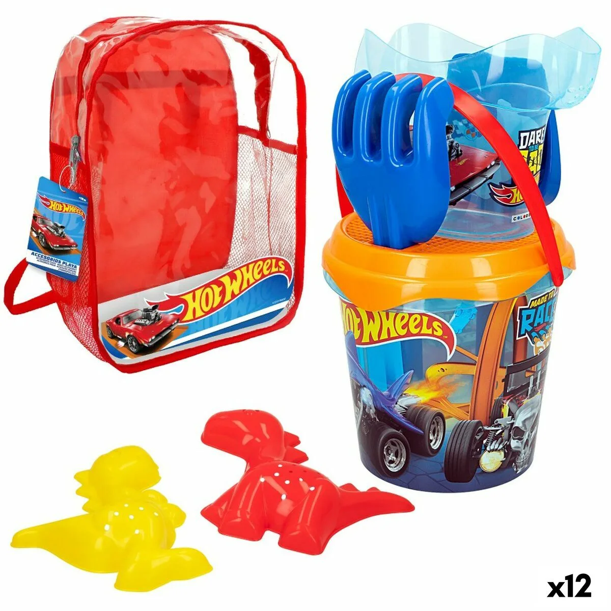 Set de jouets de plage hot wheels o 18 cm polypropylene 12 unites s890274919. L'art de vivre à la française s'exprime dans notre collection maison Diaytar.