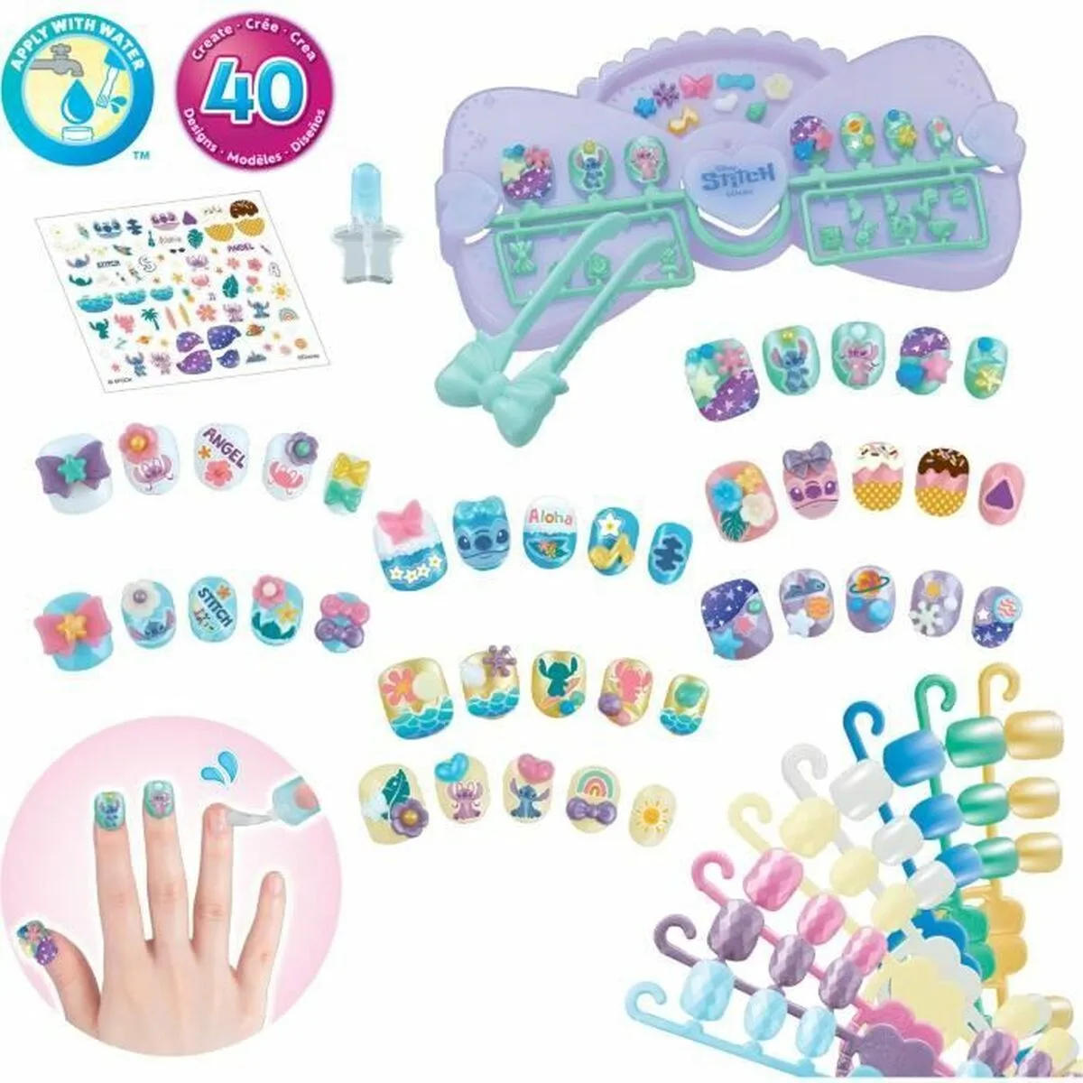 Set de manucure aquabeads nail studio stitch multicouleur 40 pieces s7102057178. Chez Diaytar, nous célébrons la singularité de chaque produit, qu'il s'agisse d'un gadget tech ou d'un ustensile maison