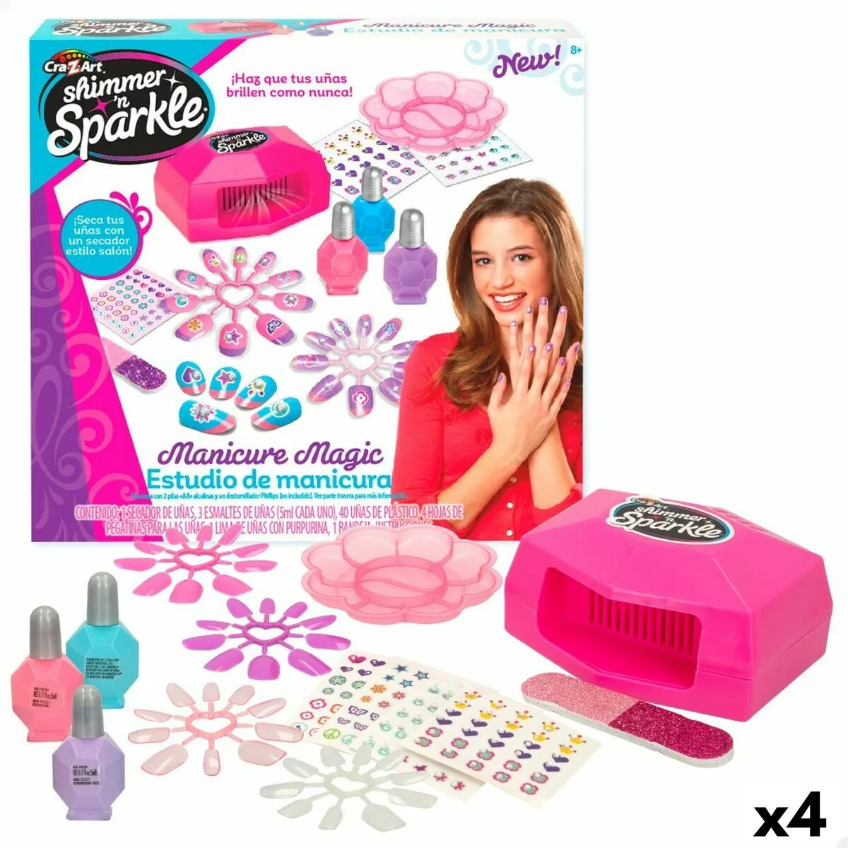 Set de manucure cra z art magic 11 x 5 5 x 9 5 cm 4 unites s890071757. Du salon à la chambre, Diaytar habille votre intérieur avec élégance.