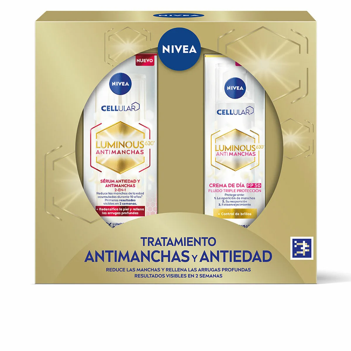 Set de maquillage nivea tratamiento antimanchas y antiedad 2 pieces s0512803426. Diaytar, c'est la promesse tenue d'un e-commerce où l'émerveillement devant un produit simple est encore possible.