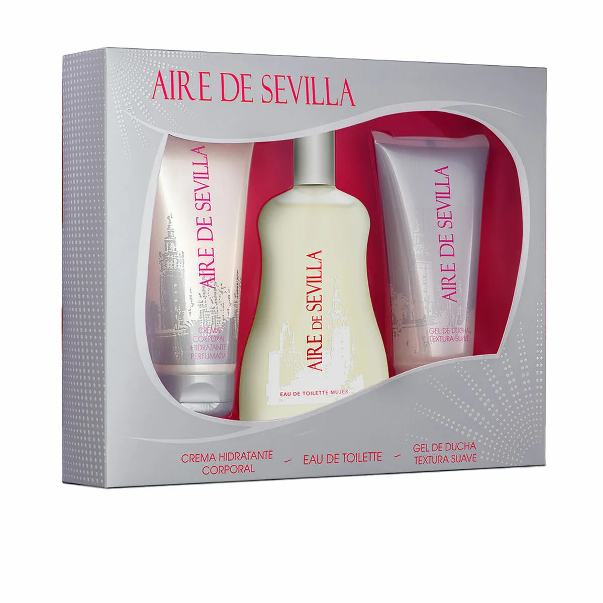Set de parfum femme aire sevilla aire de sevilla 3 pieces s0512772172. Bienvenue sur Diaytar, l'endroit où les produits ne sont pas juste achetés, mais sont adoptés pour la vie.
