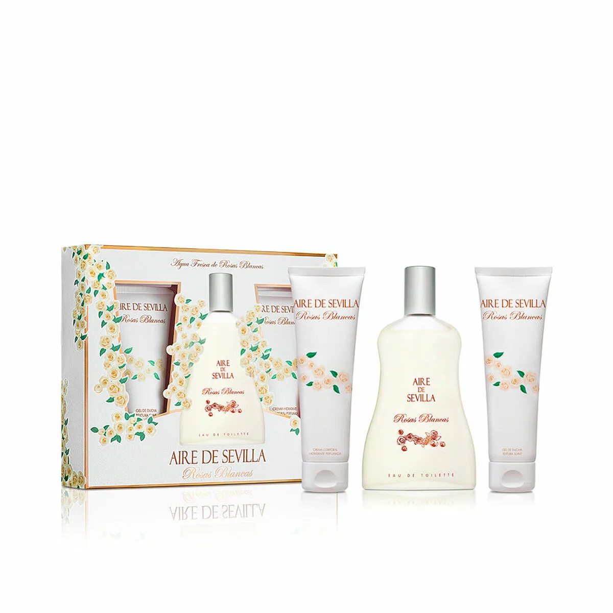 Set de parfum femme aire sevilla rosas blancas 3 pieces s0512631912. Diaytar : Votre destination shopping en ligne pour découvrir les dernières tendances et produits généraux soigneusement sélectionnés