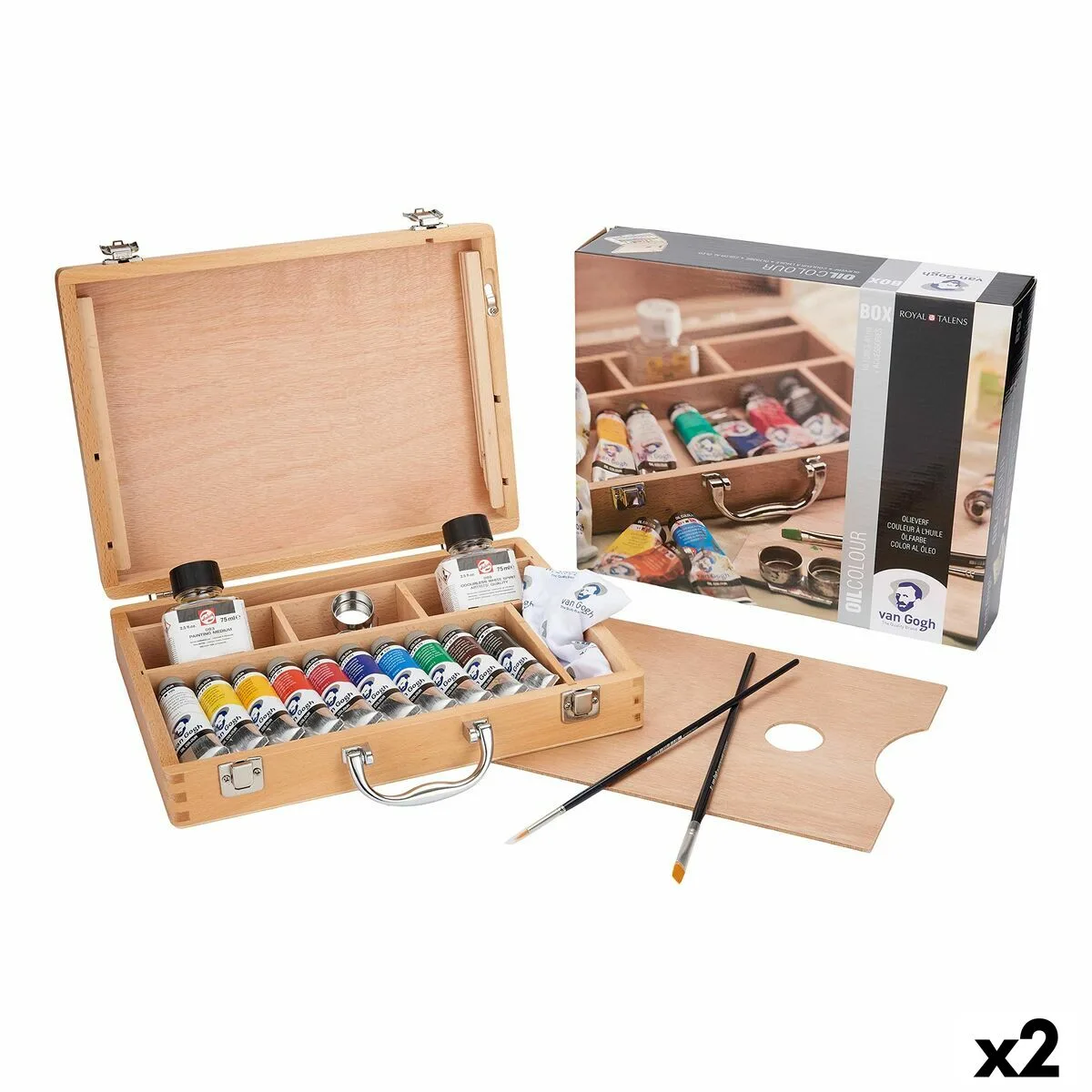 Set de peinture a l huile talens van gogh multicouleur 2 unites s843375674. Diaytar, c'est la démonstration que le meilleur des produits est à portée de clic, sans compromis, sans attente.