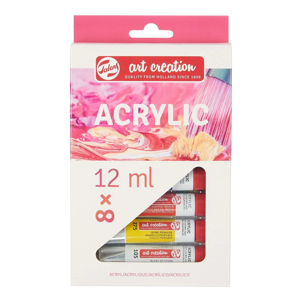 Set de peinture acrylique talens multicouleur 12 ml 8 pieces s844108525. Diaytar vous ouvre les portes d'un monde où tous les produits, des plus high-tech aux plus simples, sont source d'inspiration