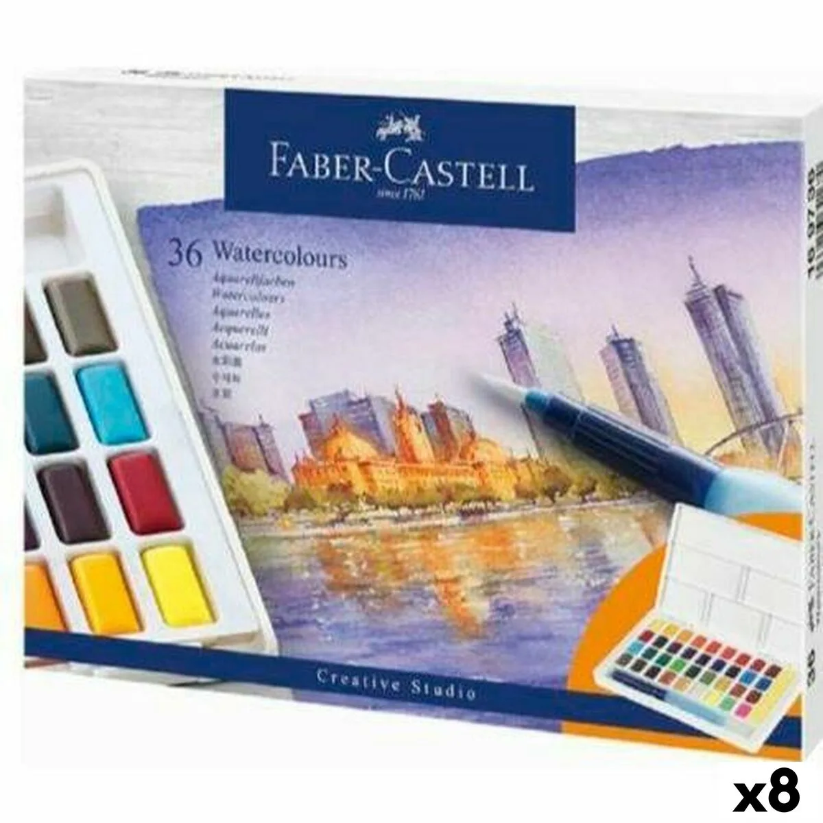 Set de peintures aquarelle faber castell creative studio 8 unites s842199454. Diaytar Mode : Où l'élégance rencontre l'originalité pour un style unique.