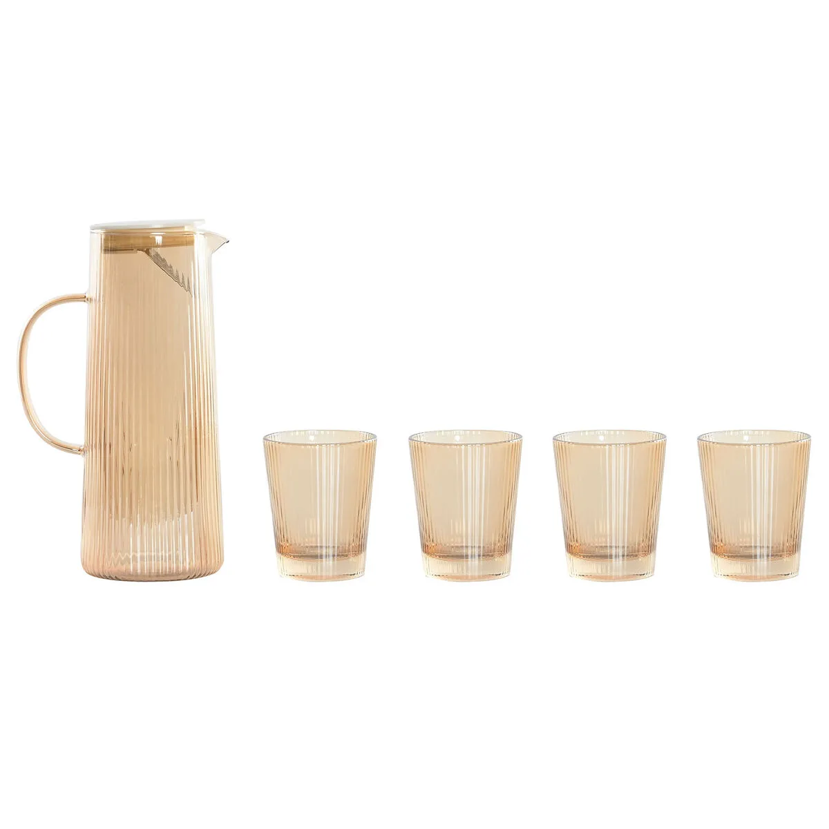 Set de pichets avec verres home esprit ambre verre borosilicate 1 25 l s306126741. Chez Diaytar, nous ne vendons pas que des produits, nous proposons des solutions, du rêve et un peu de magie au quotidien