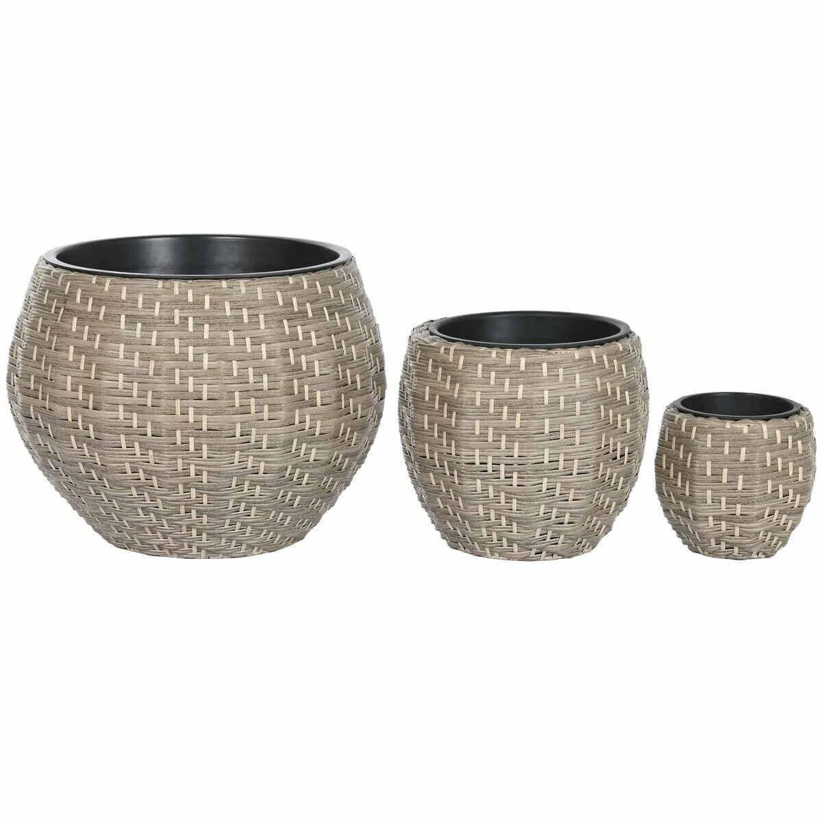 Set de pots de fleurs home esprit multicouleur rotin carre m070252390. Nous sommes Diaytar, les architectes de votre espace de vie en ligne, meublé avec les meilleurs produits du moment