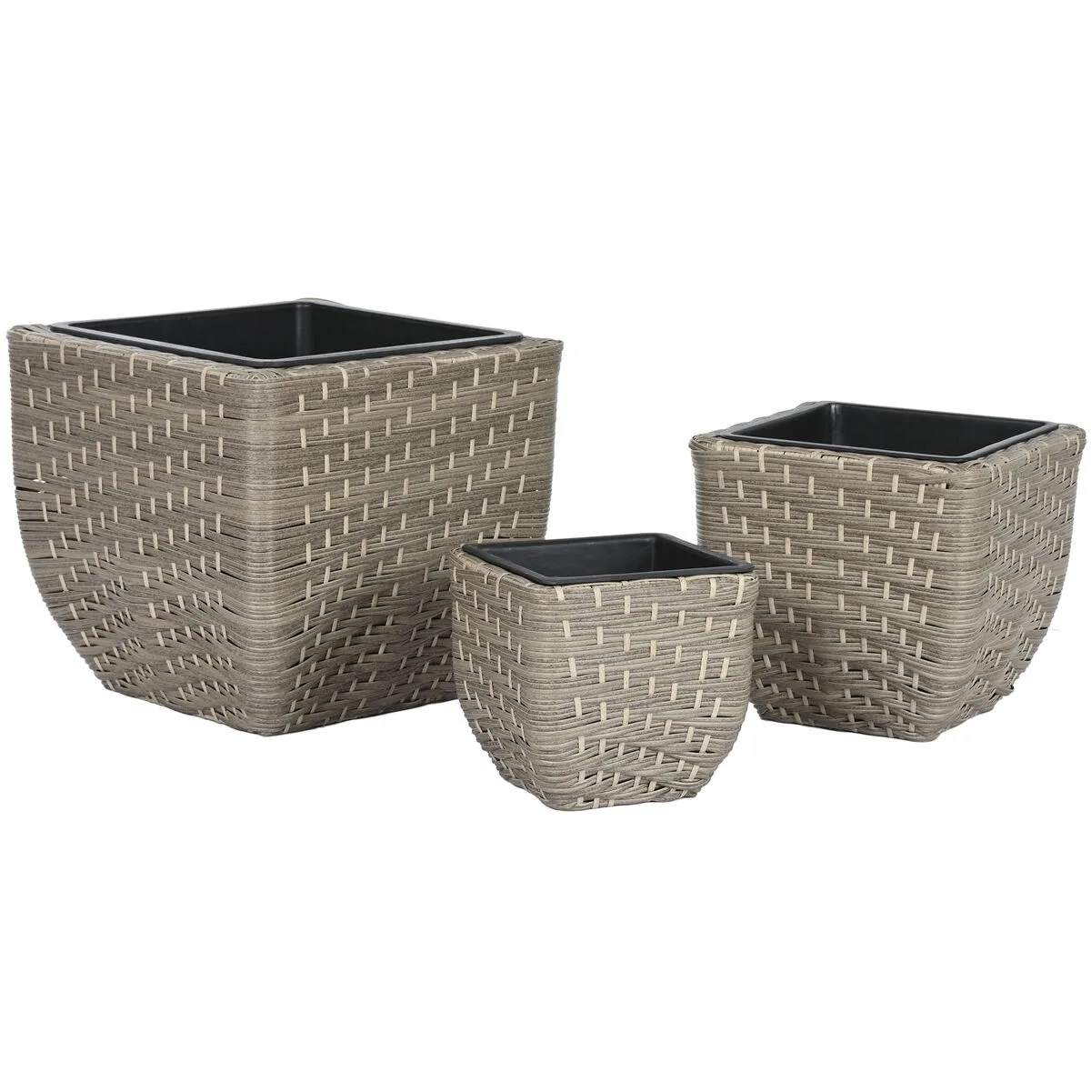 Set de pots de fleurs home esprit polypropylene rotin 40 x 40 x 36 cm s305456669. Diaytar : Parce que vos goûts sont éclectiques, notre offre de produits l'est tout autant. Explorez sans modération.