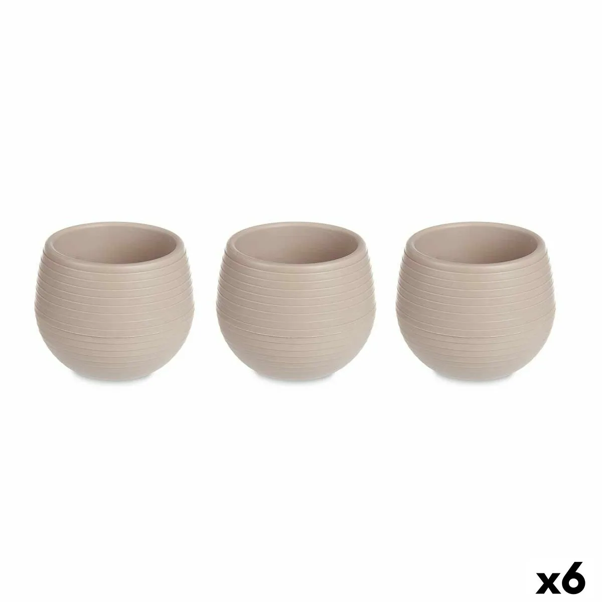 Set de pots ibergarden es0301214s3 taupe plastique 12 x 12 x 11 cm 6 unites s362897758. Diaytar : Parce que vous méritez le meilleur, nous sélectionnons l'excellence.