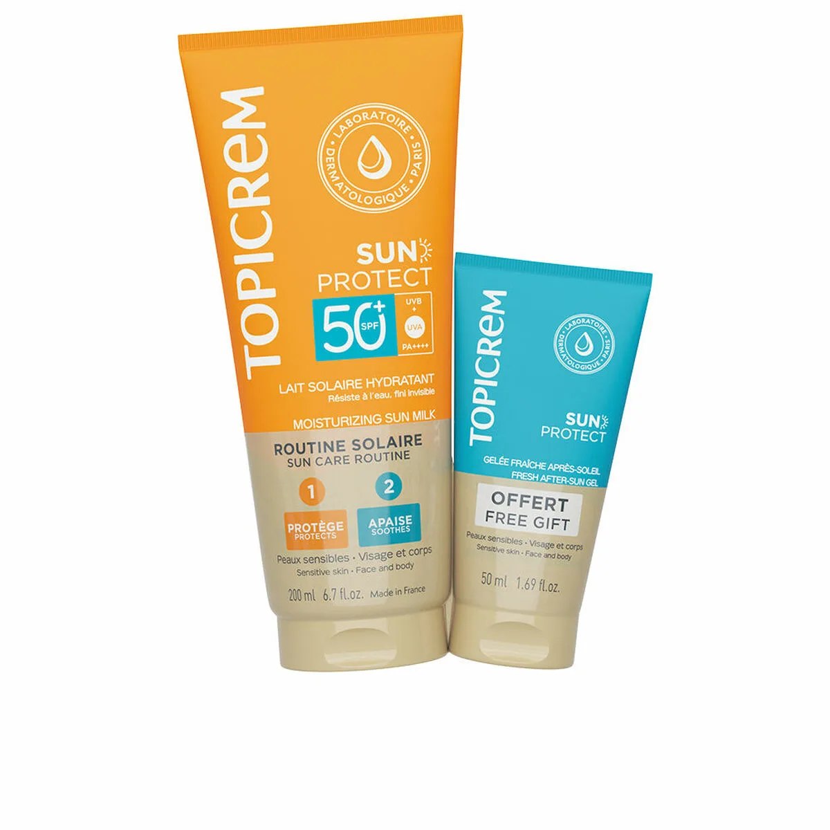 Set de protection solaire topicrem sun protect spf 50 spf 50 2 pieces s0514408092. Diaytar - L'art de bien vivre commence ici. Découvrez nos collections exclusives.