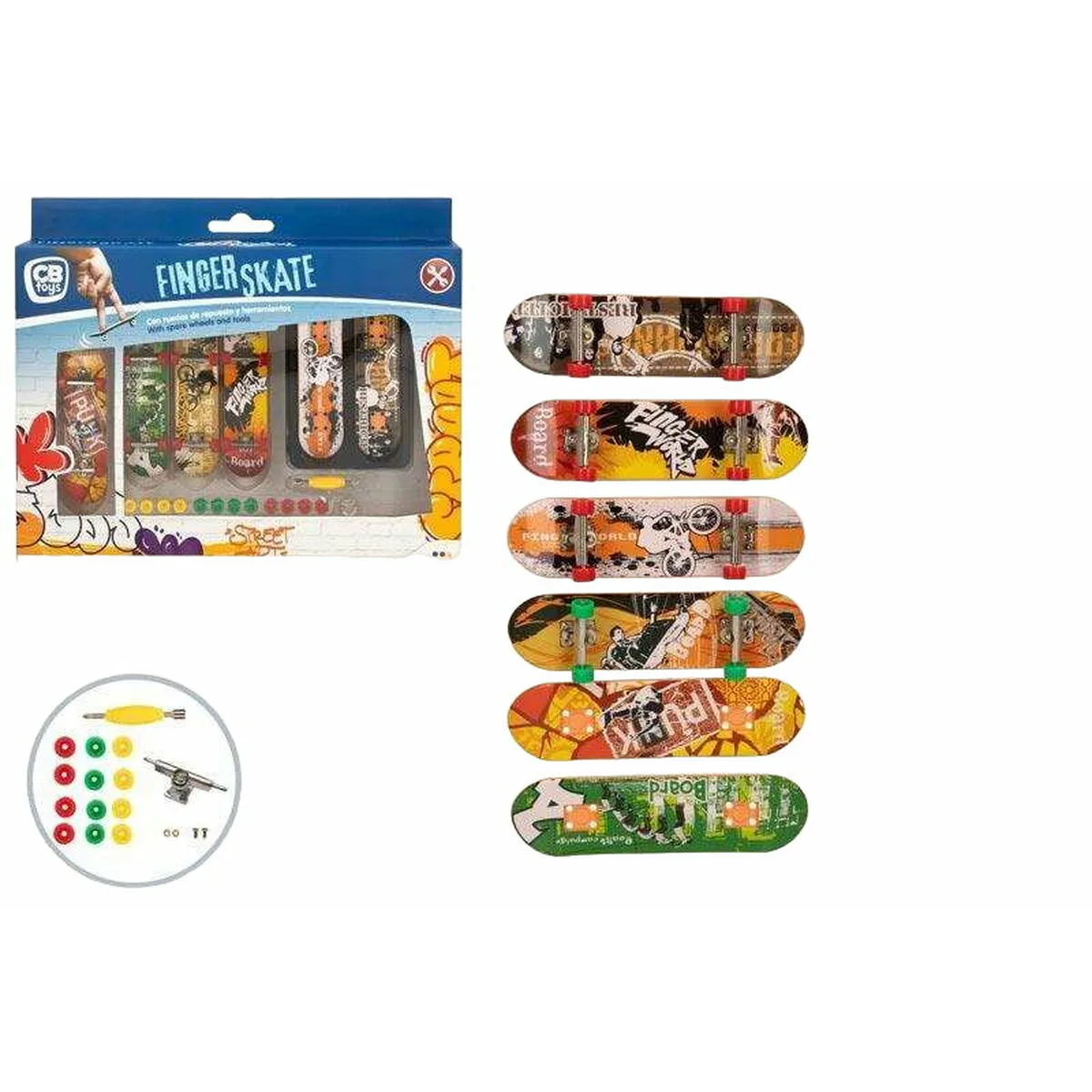 Set de skateboards pour doigts colorbaby 10 x 3 cm 24 pieces s243144342. Bien plus qu'un site, Diaytar est un club. Le club de ceux qui savent reconnaître la valeur d'un produit exceptionnel.