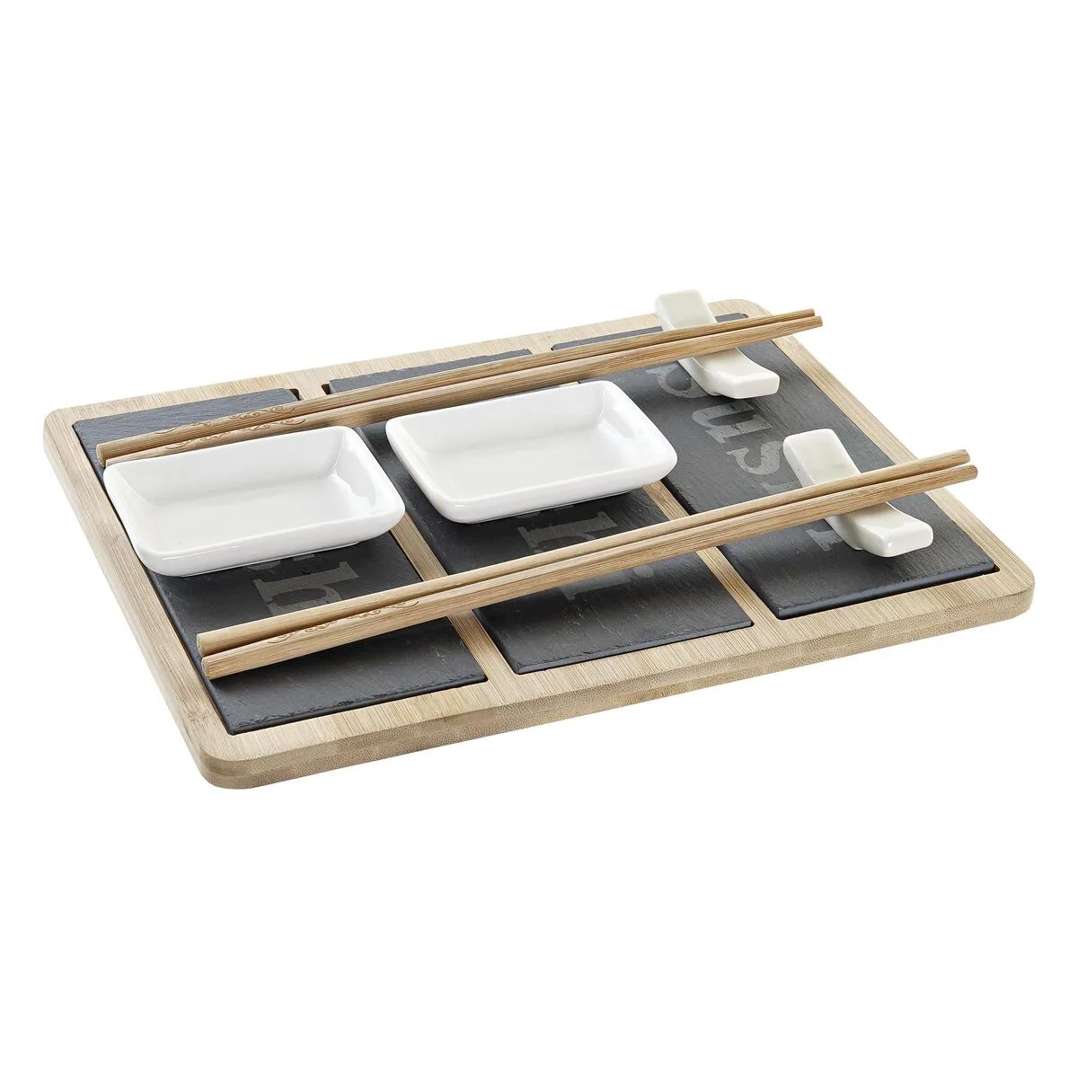 Set de sushi dkd home decor bambou ardoise noir naturel oriental 25 x 19 x 3 cm s303727361. Chez Diaytar, chaque visite est l'occasion de découvrir un nouveau produit génial, qu'il soit électronique ou domestique