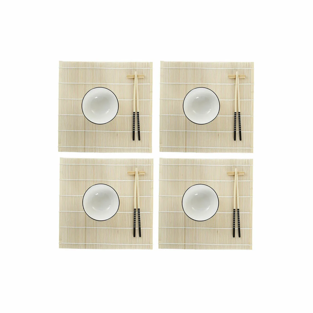 Set de sushi dkd home decor bambou gres blanc oriental 14 5 x 14 5 x 31 cm 16 pieces s303714344. Chez Diaytar, chaque achat est une expérience unique. Explorez notre sélection premium !