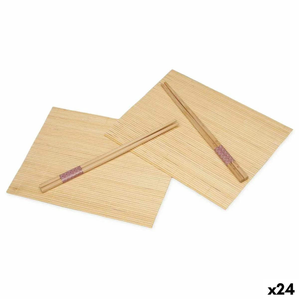 Set de sushi kinvara bm 001 bois bambou 24 x 18 cm 24 x 0 5 x 0 5 cm 24 unites s363360813. Tendance, confort et qualité : la trilogie gagnante de Diaytar Mode.
