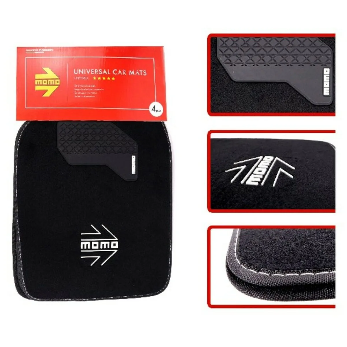 Set de tapis de voitures momo momlcm015bw blanc noir 4 uds s371246442. Chez Diaytar, nous ne vendons pas que des produits, nous proposons des solutions, du rêve et un peu de magie au quotidien