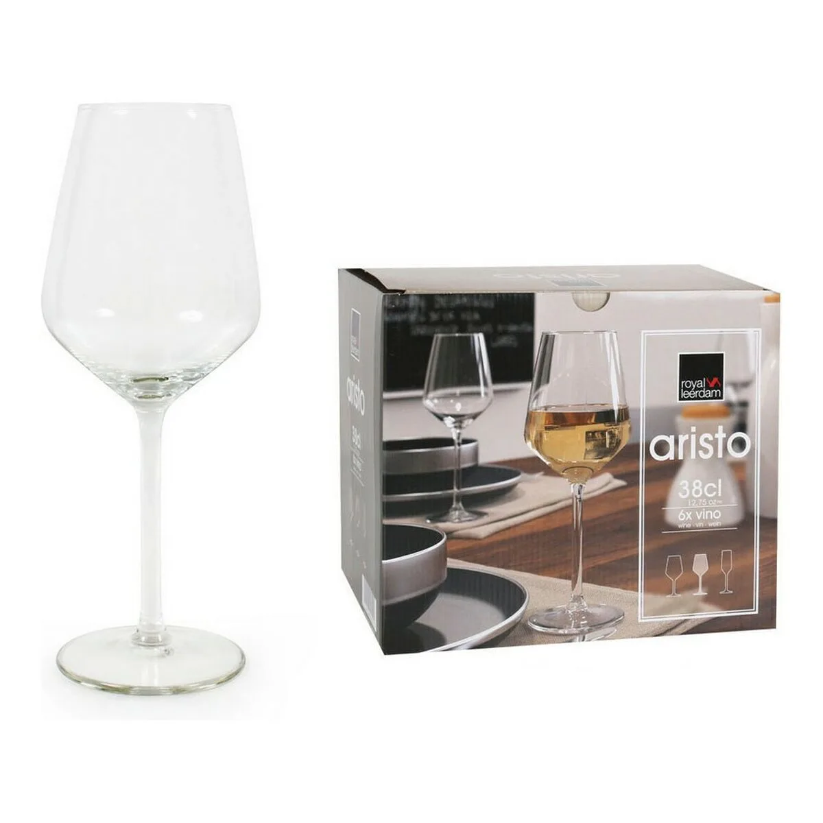 Set de verres a vin royal leerdam aristo 6 pieces 6 unites s221026326. Diaytar s'adapte à vos besoins avec une gamme complète et variée.