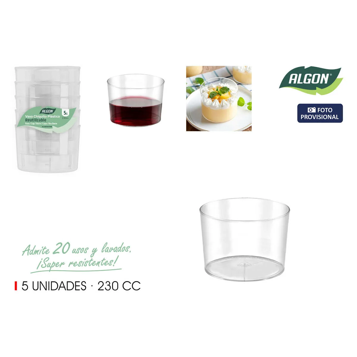 Set de verres algon 5 pieces 18 unites s223459236. Exprimez votre personnalité avec les accessoires tendance de Diaytar.