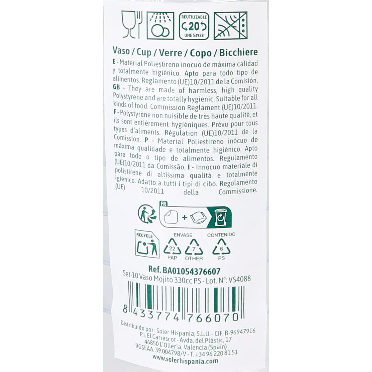 Set de verres algon mojito 10 pieces 12 unites s223459099. Diaytar, c'est votre conseiller shopping personnel, toujours à l'affût des pépites qui correspondent à votre style de vie.