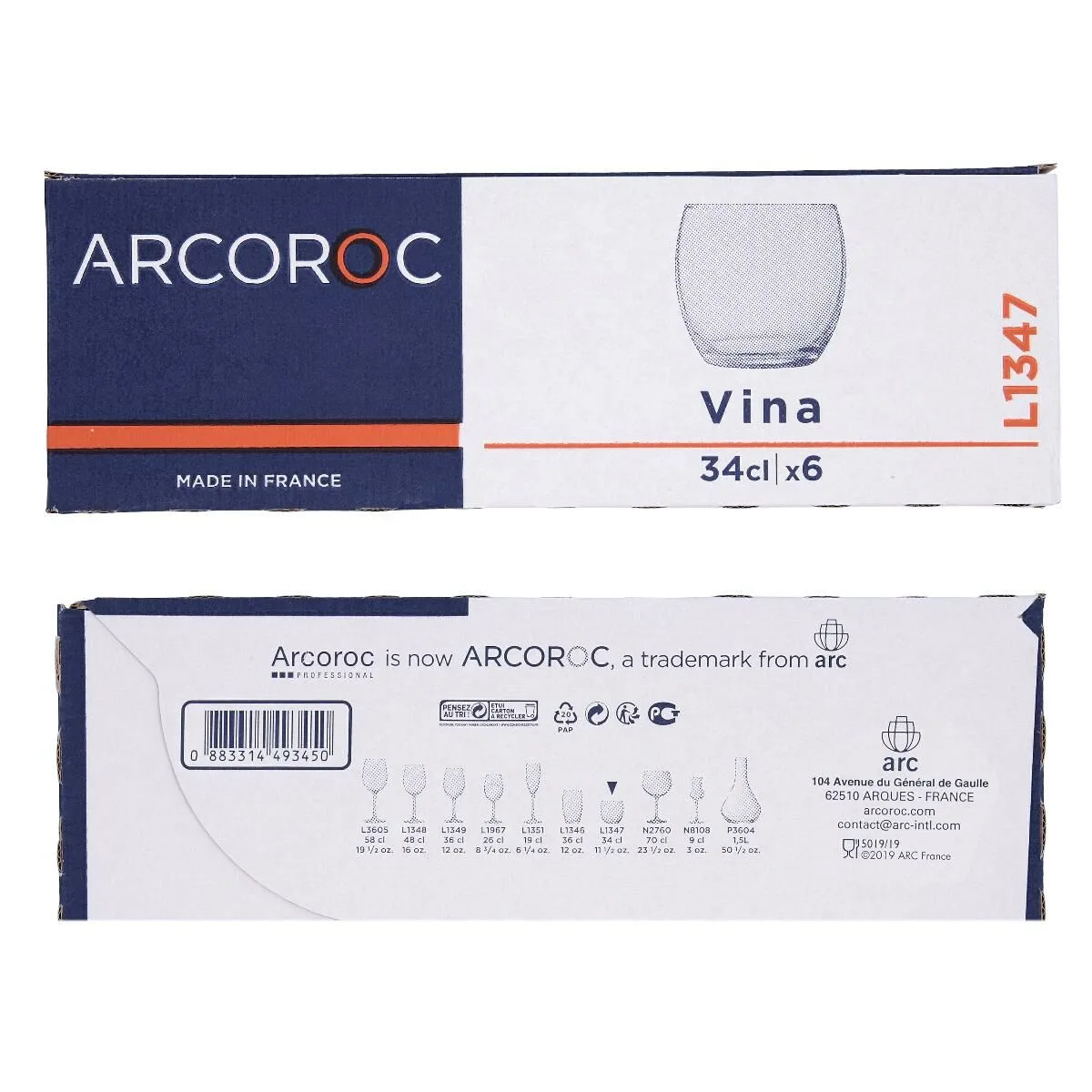 Set de verres arcoroc granity 6 unites transparent verre 31 cl s270395491. Diaytar, une destination où l'on vient pour un produit précis et où l'on reste pour l'étendue et la qualité de l'offre