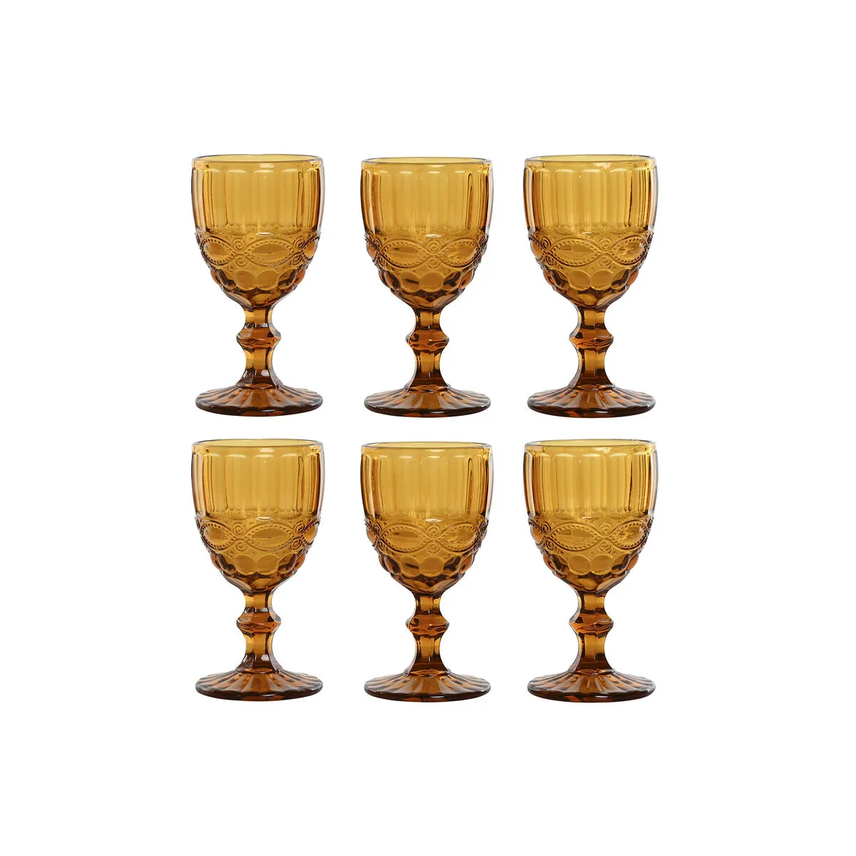 Set de verres home esprit ambre verre 240 ml 6 unites s305559034. Notre mission chez Diaytar : démocratiser l'accès aux produits extraordinaires, sans rogner sur le design ou la qualité.