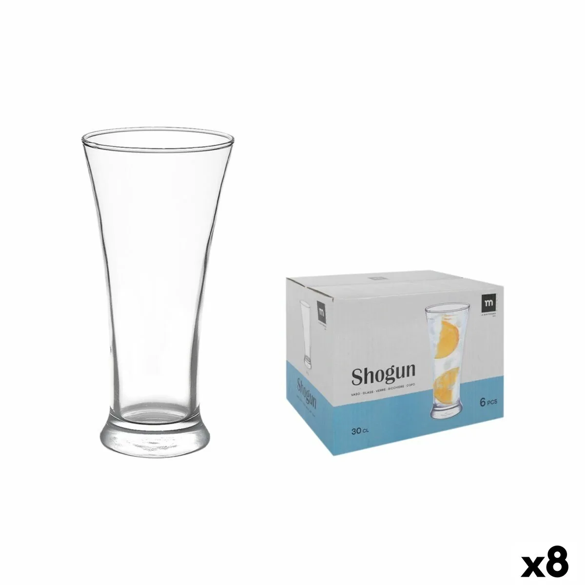 Set de verres la mediterranea shogun 0 3 l 6 pieces 8 unites s223459878. Exprimez votre personnalité avec les accessoires tendance de Diaytar.