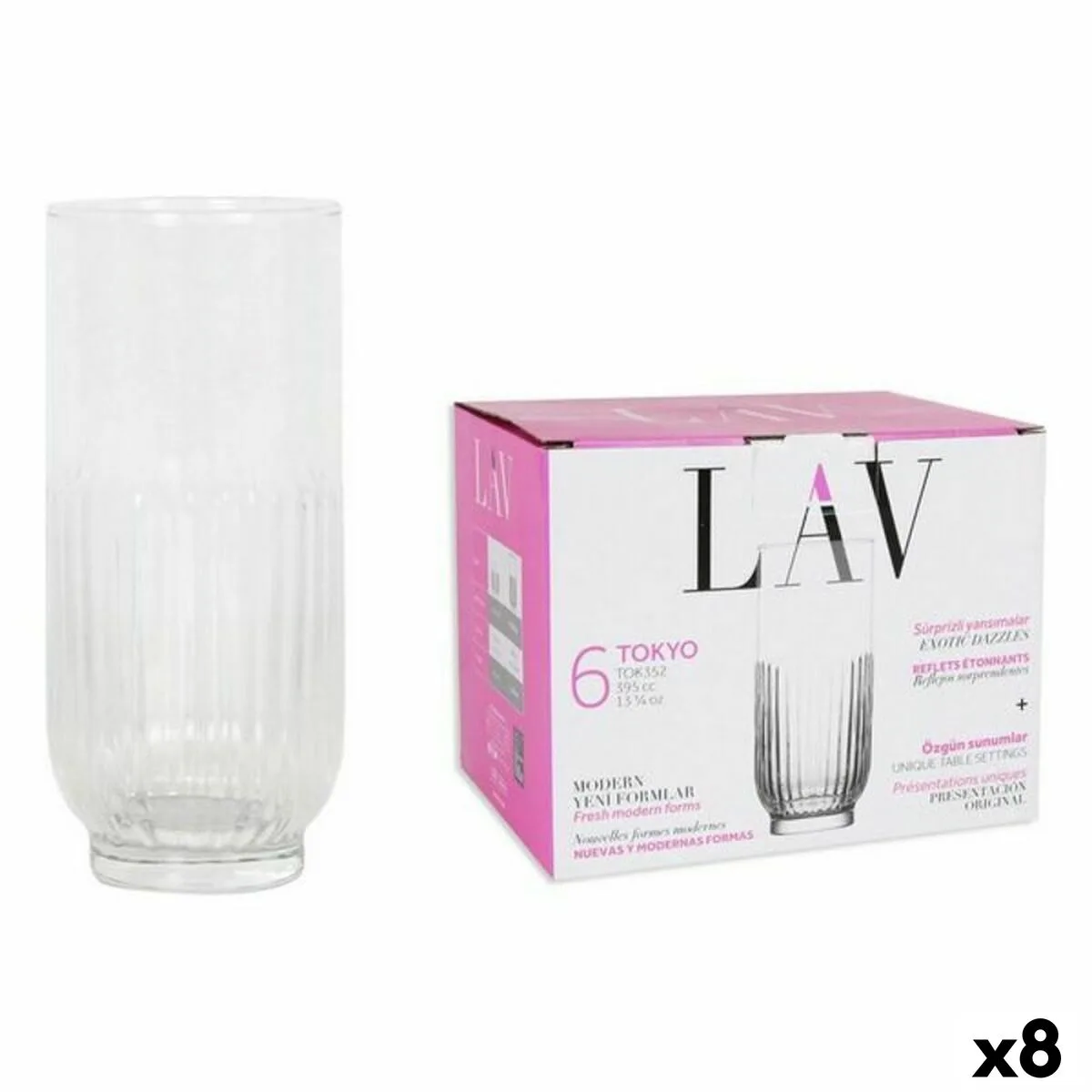 Set de verres lav 144946 6 pieces 8 unites 395 ml s222733375. Notre équipe Diaytar parcourt le globe pour vous dénicher les produits généraux et électroniques les plus prometteurs