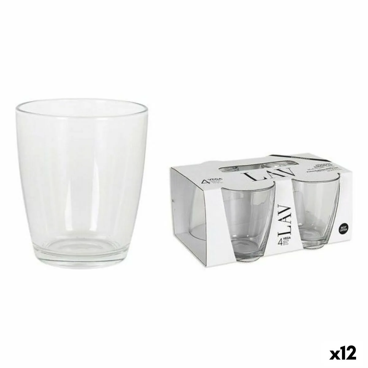 Set de verres lav 65357 340 ml 4 pieces 4 unites 12 unites s222730261. Chez Diaytar, nous transformons vos envies en réalité avec style.