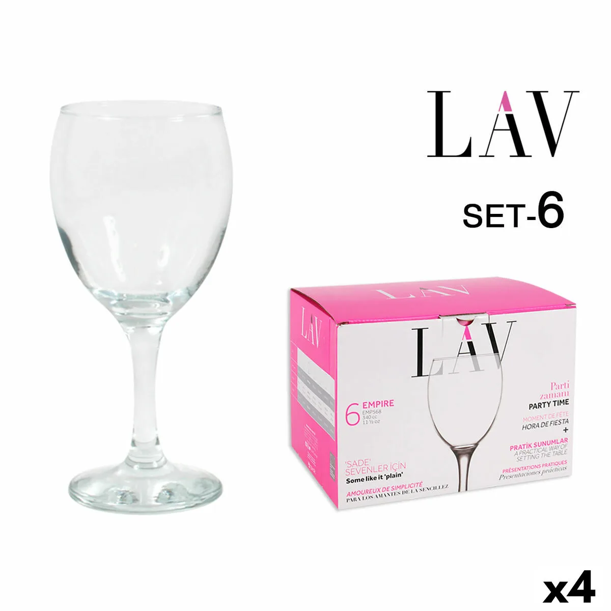 Set de verres lav empire 6 pieces 4 unites s222771021. Diaytar, c'est la rencontre parfaite entre modernité et authenticité.