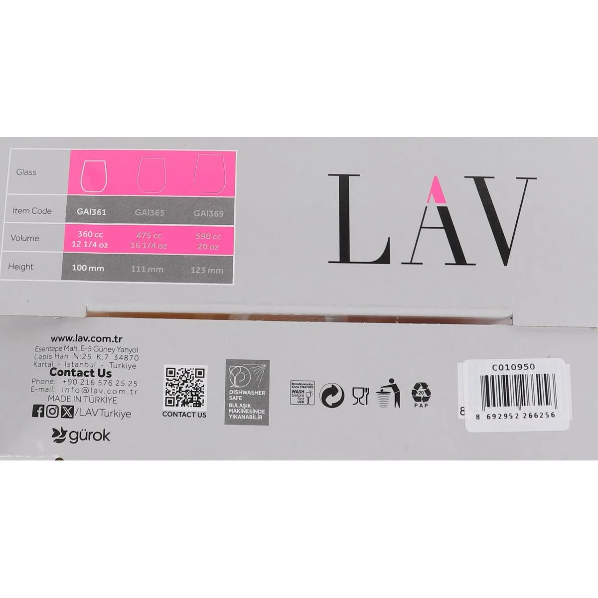 Set de verres lav gaia 4 pieces 6 unites s223509815. Diaytar, c'est la promesse de découvrir au moins un produit qui vous fera dire 'Mais où était-il donc tout ce temps ?'.