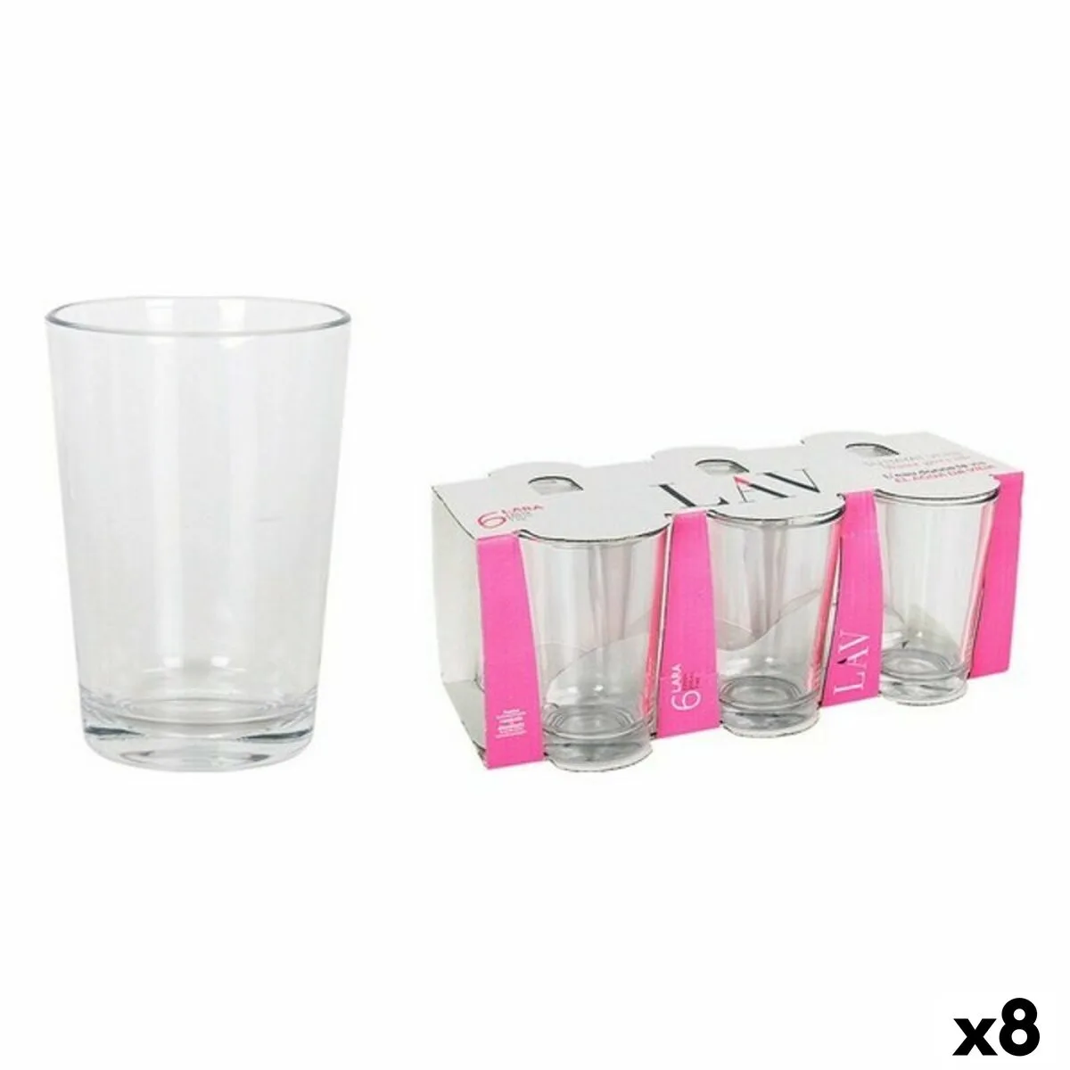 Set de verres lav lv 22010e verre 205 ml 6 pieces 8 unites s222729617. Chez Diaytar, nous transformons vos envies en réalité avec style.