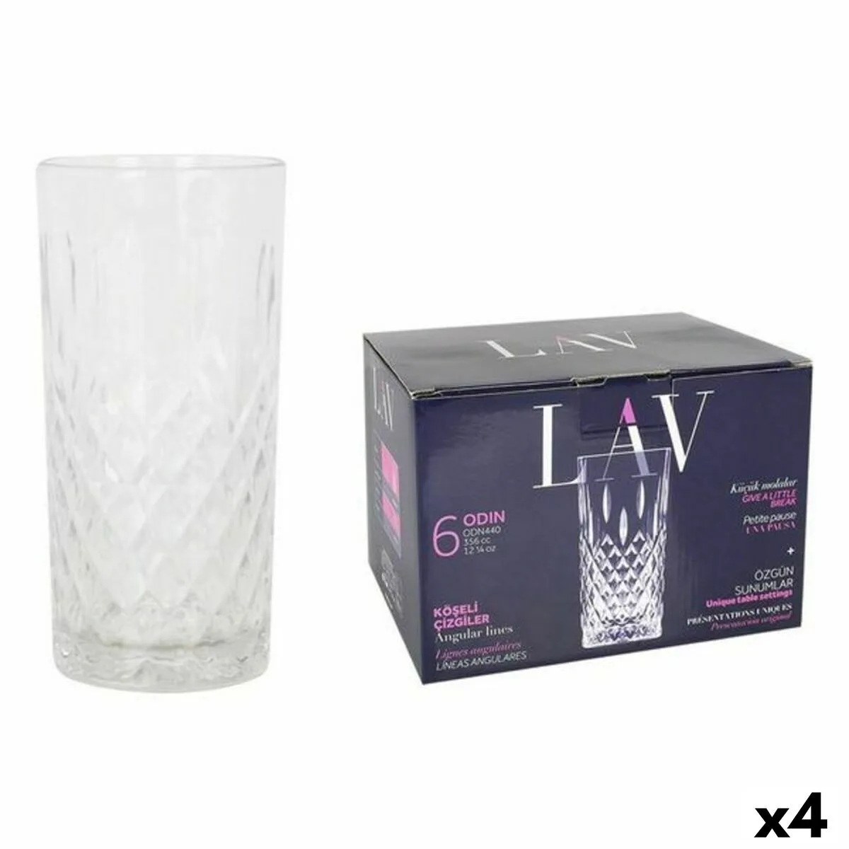 Set de verres lav odin 6 pieces 4 unites 356 ml s222733999. Diaytar, c'est votre éditeur de vie. Nous sélectionnons les produits qui deviendront les chapitres essentiels de votre quotidien.