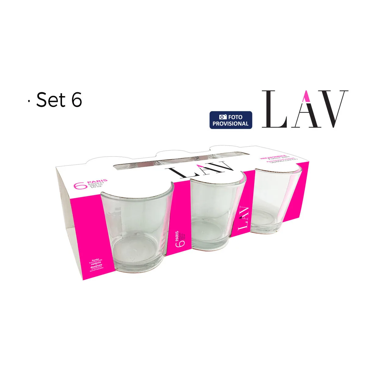 Set de verres lav paris 6 pieces 8 unites s223638752. Diaytar, c'est la convergence entre votre style unique et notre sélection infinie de produits qui lui correspondent.