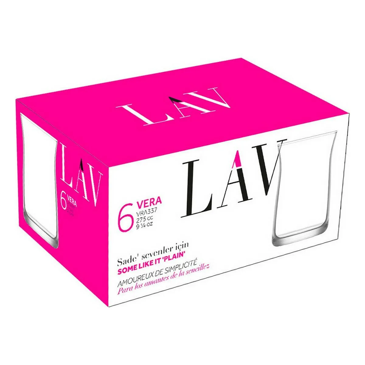 Set de verres lav vera 275 ml 6 pieces s221188944. Diaytar, c'est la vitrine permanente des innovations produits qui vont faire parler d'elles dans les mois à venir.