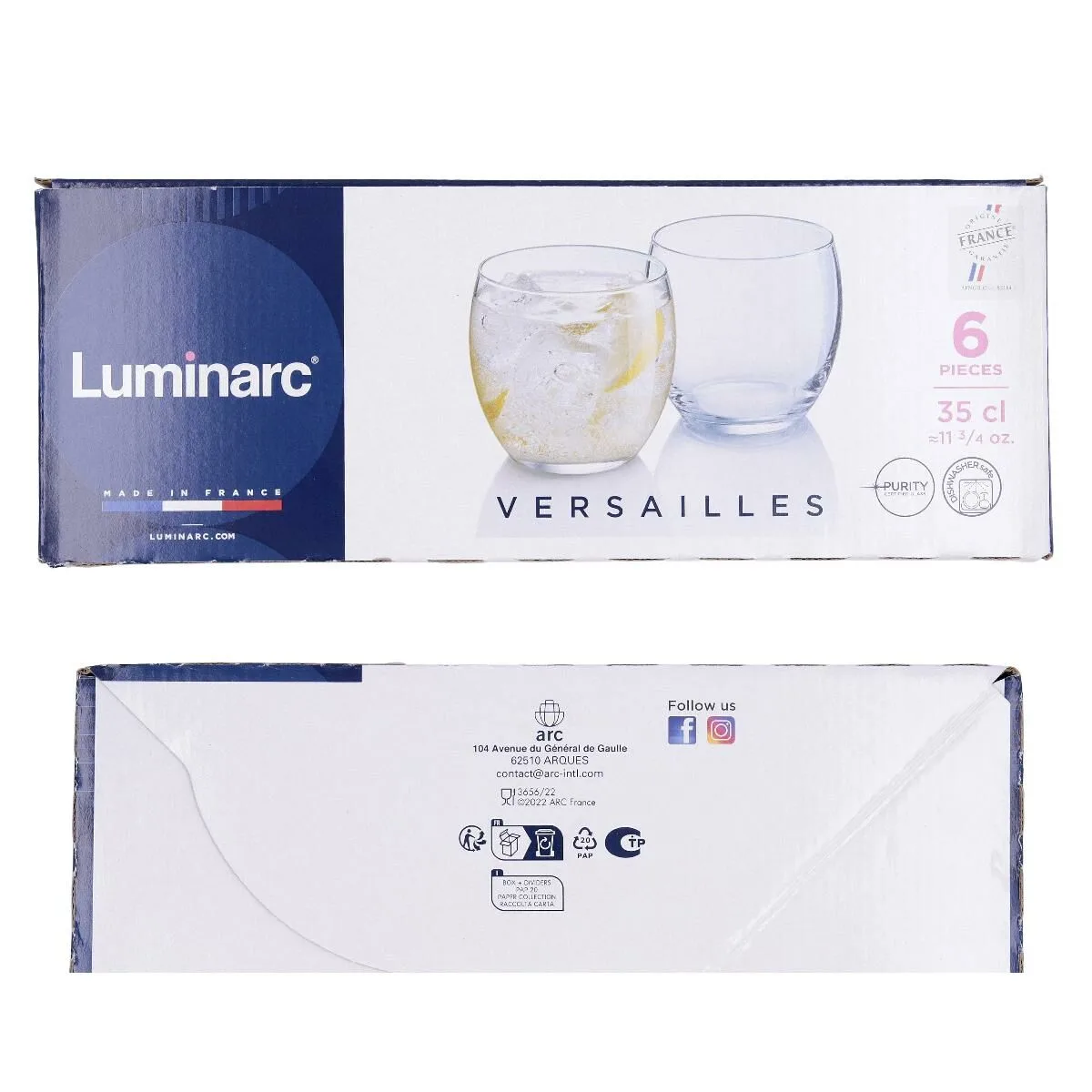 Set de verres luminarc vinetis transparent verre 400 ml 4 unites s271219267. Diaytar a fait le pari de la transparence : nous vous disons tout sur l'origine et la conception de nos produits.
