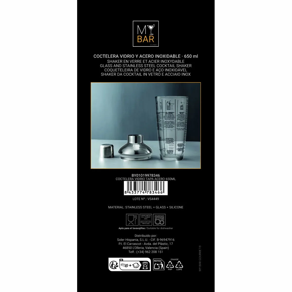 Shaker my bar verre acier 12 unites s223907283. Diaytar opère une veille constante pour vous offrir l'élite des produits généraux, électroniques et maison.
