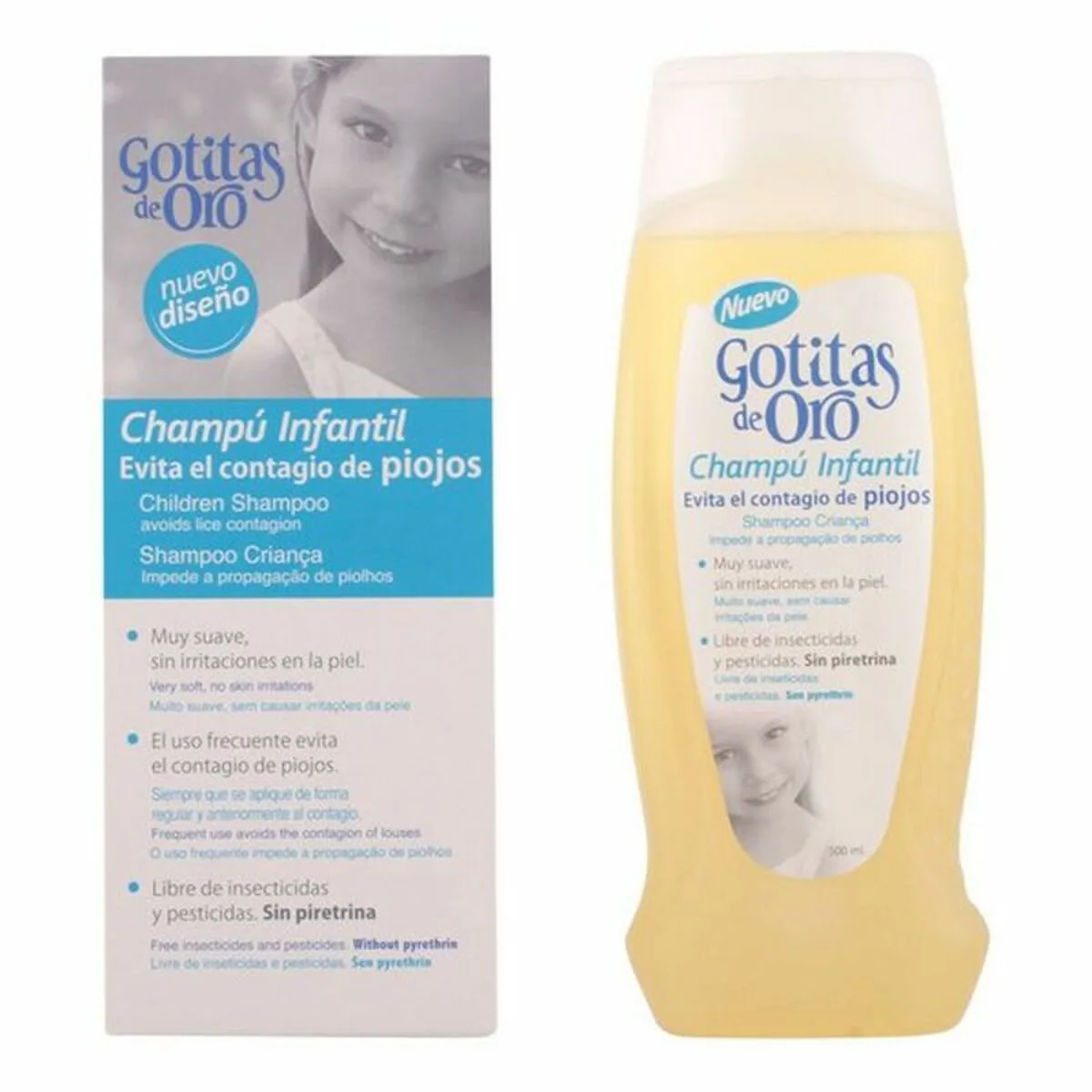 Shampong anti poux gotitas de oro instituto espanol infantil 500 ml 500 ml s054250725. Diaytar, c'est l'assurance de découvrir des produits que vous ne trouverez nulle part ailleurs, tous domaines confondus