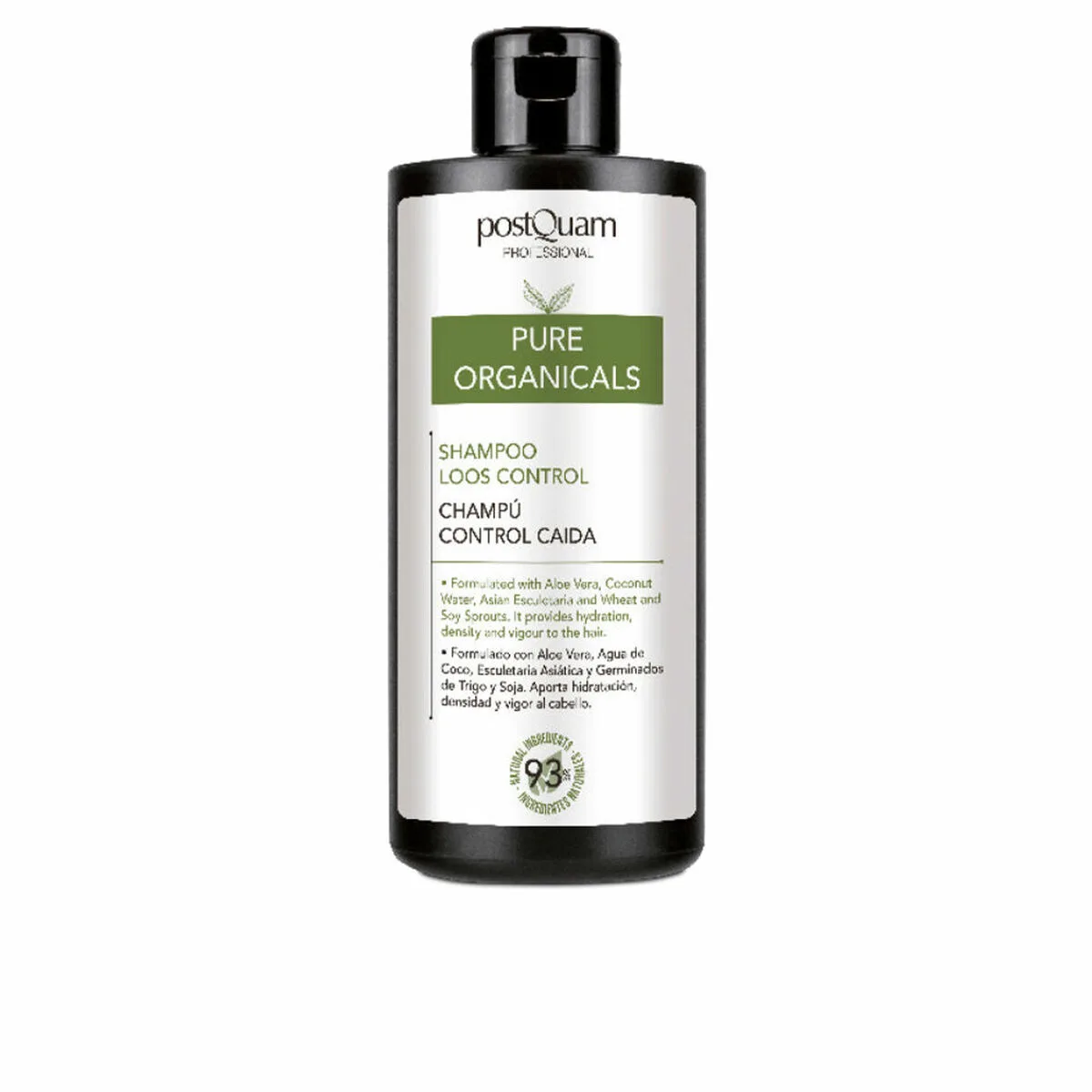 Shampooing antichute de cheveux postquam pure organicals 400 ml s0510806663. Diaytar cultive l'art du bien-être à travers ses produits soigneusement choisis.