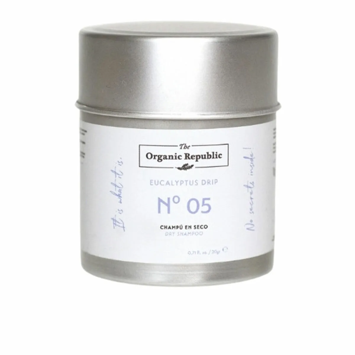 Shampooing the organic republic champu en seco 20 g s0510410457. Diaytar vous habille de la tête aux pieds avec goût et raffinement.