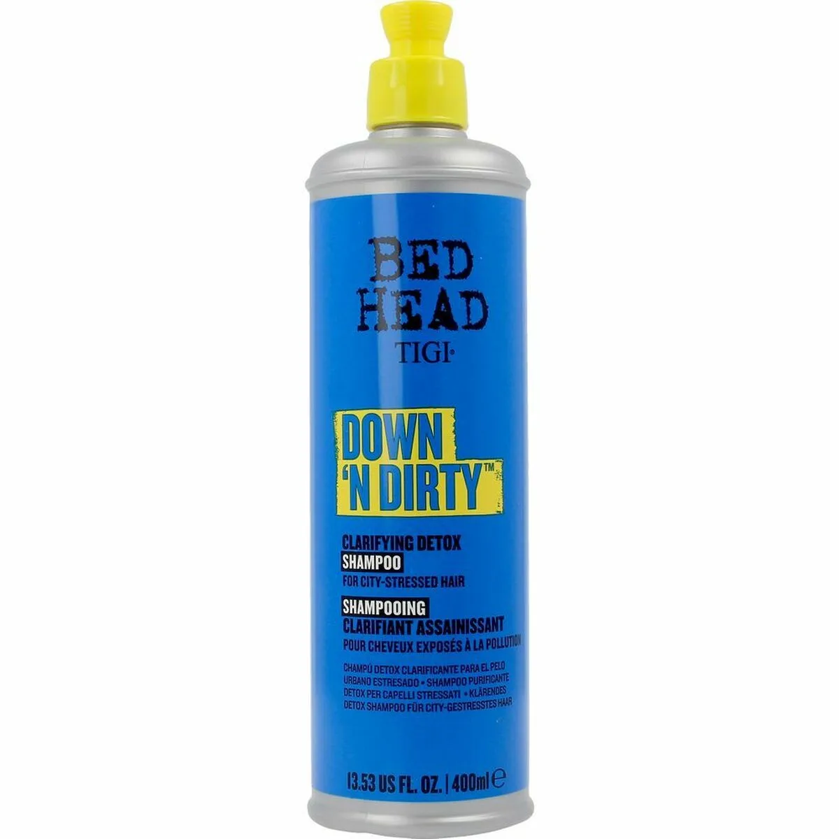 Shampooing tigi bed head down n dirty detoxifiant 400 ml s059408856. Diaytar s'adresse à tous ceux qui considèrent que le choix d'un produit, même basique, est une expression de leur personnalité