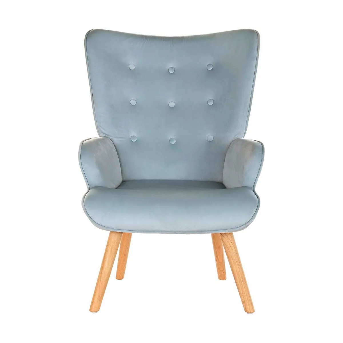 Siege dkd home decor bleu ciel naturel polyester bois 67 x 75 x 96 cm s303403167. Diaytar vous habille de la tête aux pieds avec goût et raffinement.