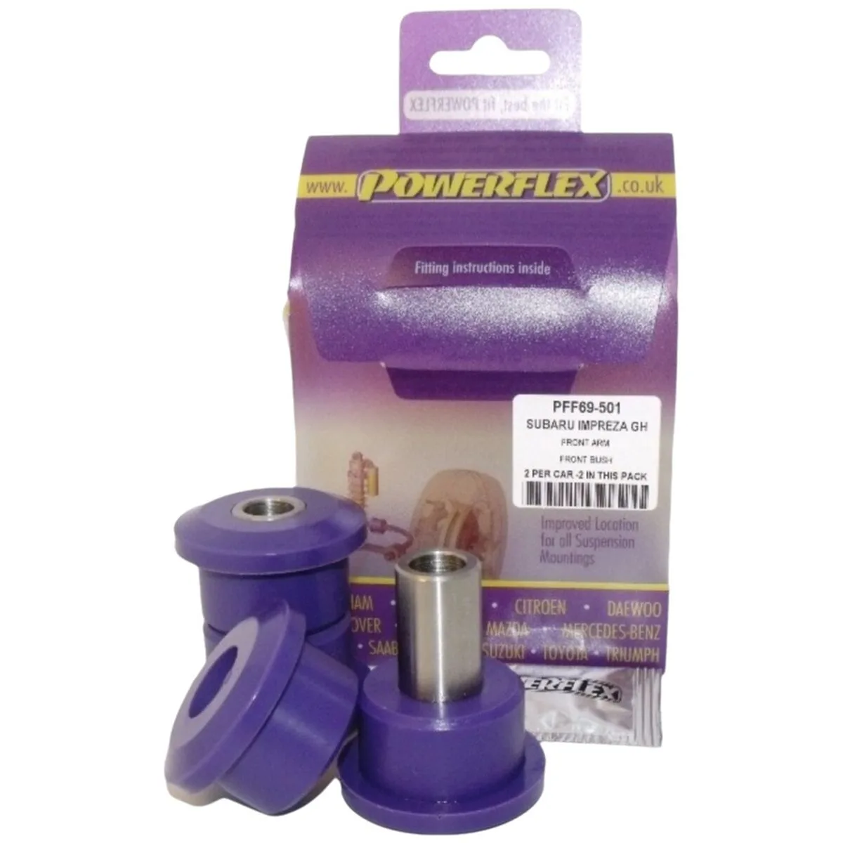 Silentblock powerflex pff69 501 s378081340. Diaytar vous offre un accès privilégié à une sélection de produits qui font buzz, qui innovent et qui embellissent la vie