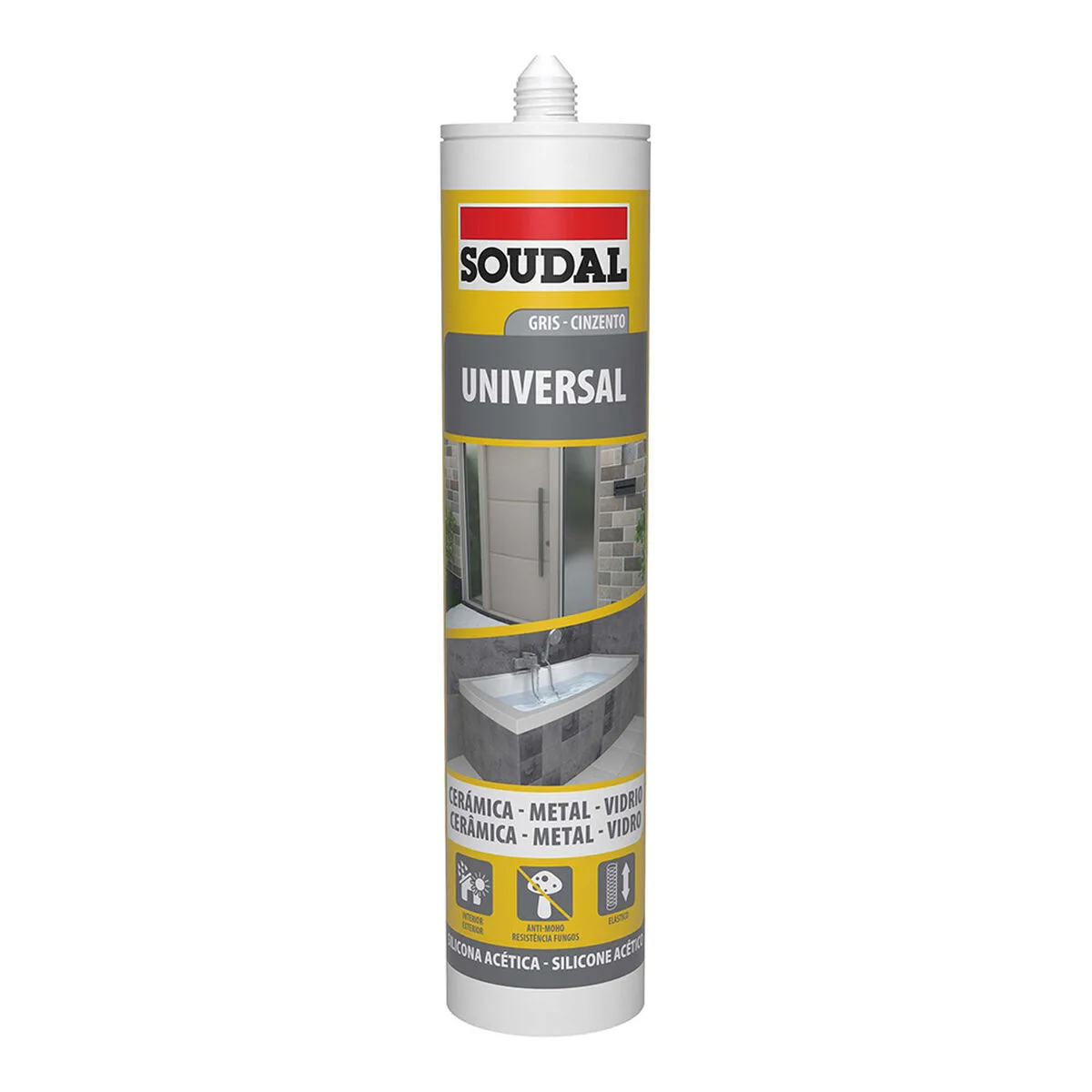 Silicone soudal 115927 universel gris 280 ml s790752946. Diaytar, c'est l'art de la sérendipité appliqué au e-commerce : vous venez pour une chose, vous repartez avec l'objet de vos rêves.